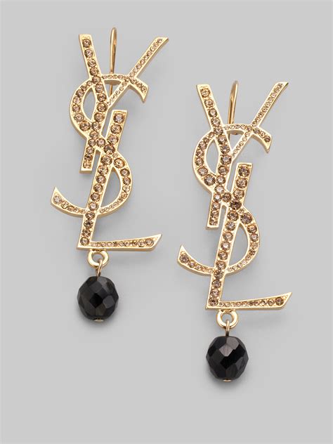 ysl ohrringe glitzer|Women's Saint Laurent Jewelry .